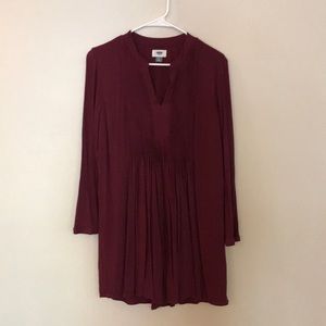 Old navy maroon mini dress